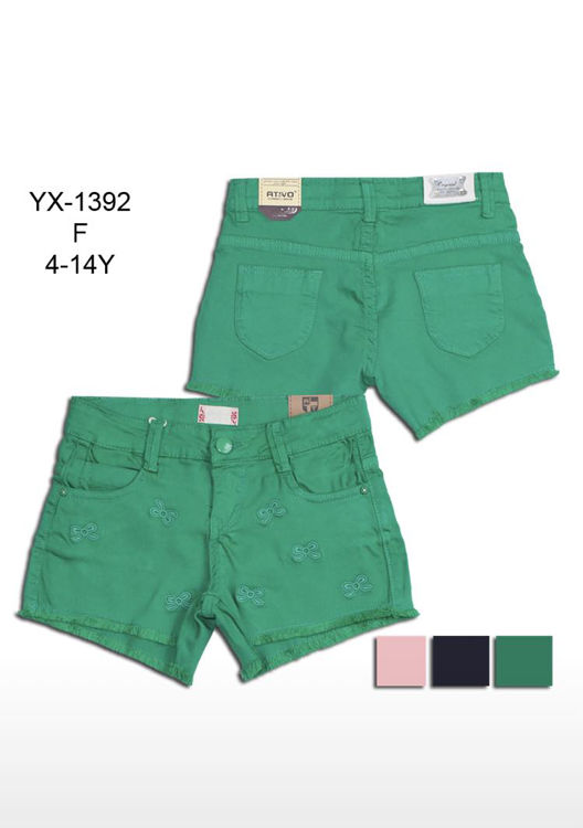 Picture of YX1392 GIRLS SHORTS WITH FRONT BOW